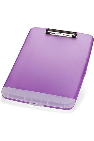 STOREMAX Svtcrt Slim Clipboard Storage Box, Purple (83305) (1 Clipboard) Model 1053513