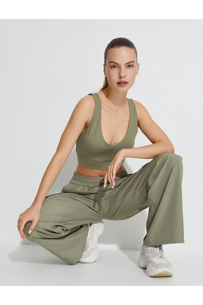 Koton Αθλητικό σουτιέν Κάλυμμα Λαιμού Πλάτη Σταυρός Καλυμμένος