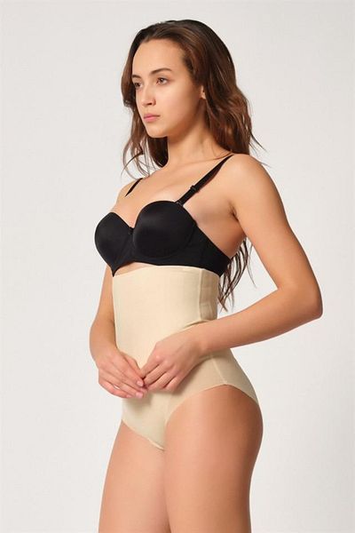 emosavm Ten Emay 2945 Tulle Slip Laser Corset with Wrap