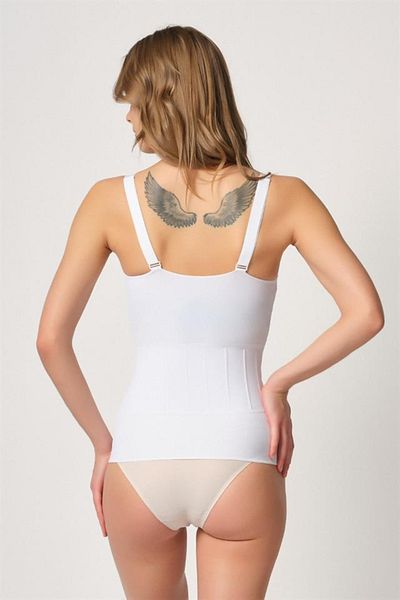 emosavm White Emay 2946 Underbust Underwire Supported Tank Top Corset