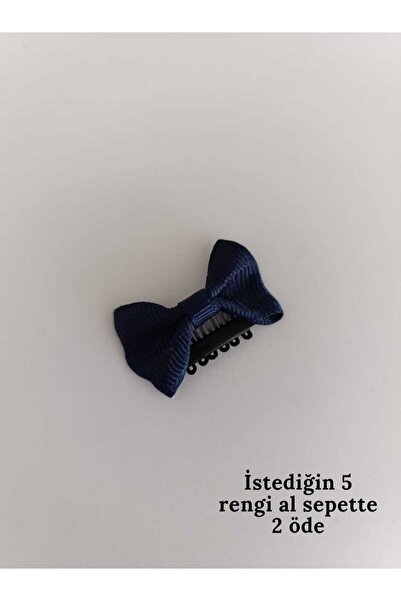 MutluBiDünya Lily Lacivert Renk Saçsız Bebek Tokası Az Saçlı Bebek Tokası Yen...