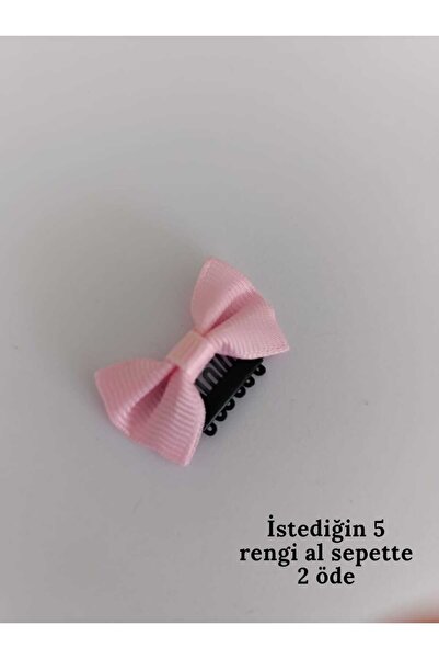 MutluBiDünya Lily Pembe Renk Bebek Tokası Yenidoğan Tokası Az Saçlı Bebek Tok...