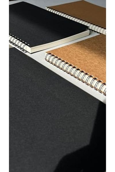 STOREMAX Sellbuystore Promotional Spiral Notebook, Kraft Cover, B5 Size (182X257 mm), 100 Sheets (Line