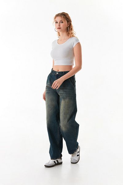 Fulla Moda Tricou de bază cu decolteu