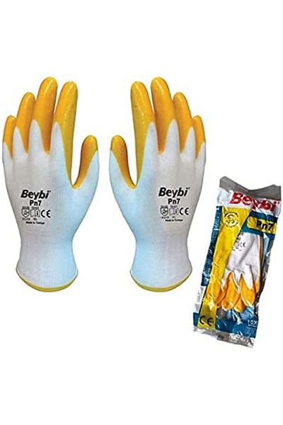 STOREMAX Sellbuystore Pn7 No:9 Yellow Nitrile Gloves 1053513