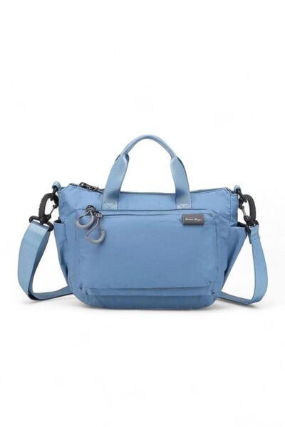 SMART BAGS Extra Light Fabric Women's Messenger Bag Bc 3136 - Jeans Blue