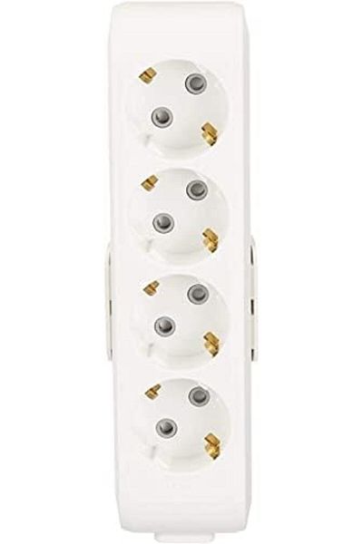 STOREMAX Svticaret Multi-Let Quadruple Socket Grounded Child Proofed Terminal Block Mhm 1053513
