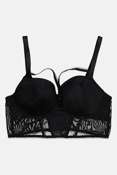 Curvy Kate حمالة صدر نسائية مبطنة بدون أسلاك، لون أسود