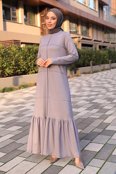 ASİLNUR Smoked Beryl Dress