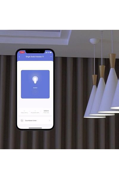 STOREMAX Ysstorex Single Switch Module T1 (Without Neutral Conductor) (Homekit), White Starcolxollection 655141