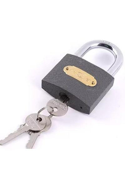 STOREMAX Jvnnshop Padlock Steel Lock with Key 646268