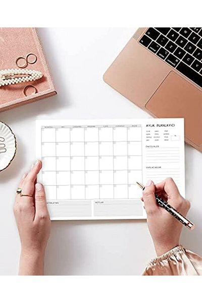 STOREMAX Lvnshop 3-Piece Desktop Planner Set - Daily, Weekly and Monthly Planner (Lv 22)
