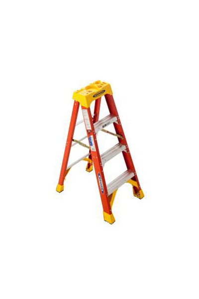 WERNER 4FT Fiberglass Ladder 6204