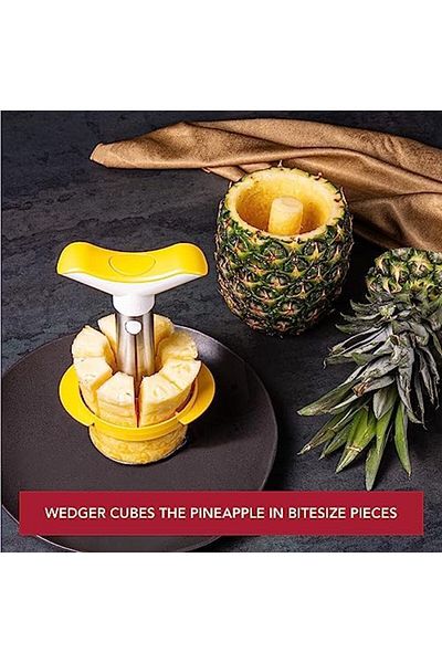 STOREMAX Peristore Vin Pineapple Slicer Stainless Steel Bymaxxstore 1063348