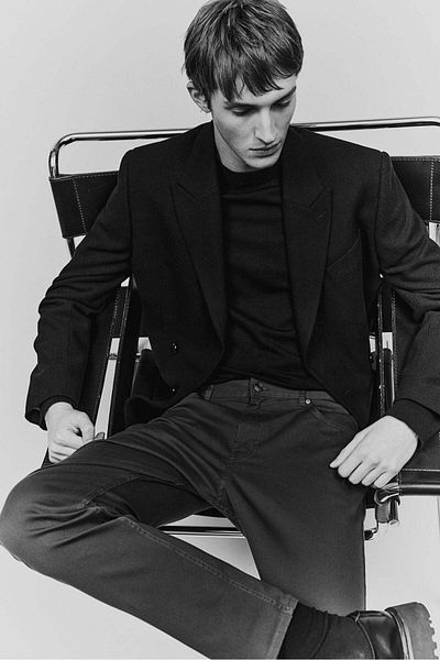 H&M Slim Fit Cotton twill trousers