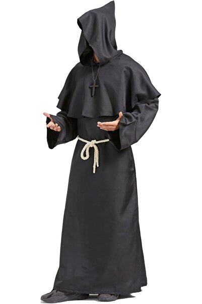 Kadıköy Kostüm Siyah Keşiş Kostümü