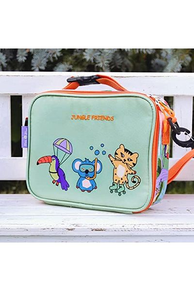 STOREMAX Jvnnastore Moo Soft Cuddles & Thermal Insulated Lunchbag Jungle Friends Trendyfr 646268