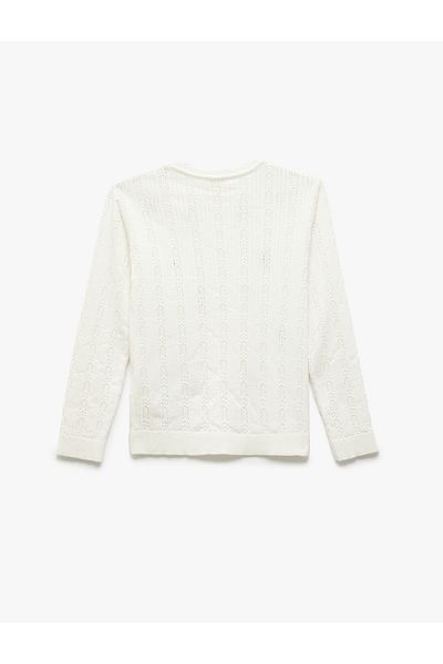 Koton Crew Neck Long Sleeve Bow Knitwear Sweater