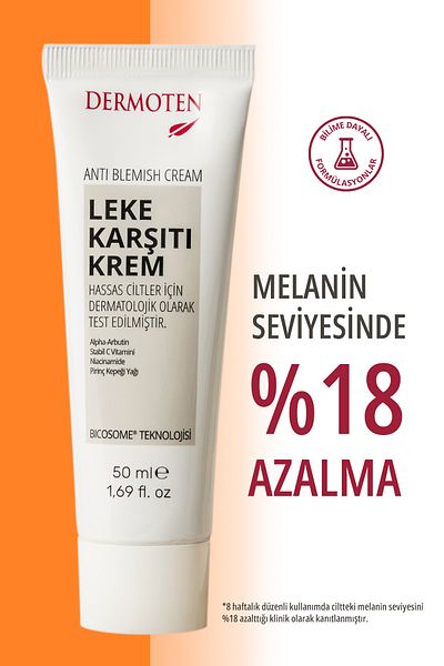 Dermoten Skin Whitening, Brightening Anti-Blemish Care Cream - Bicosome