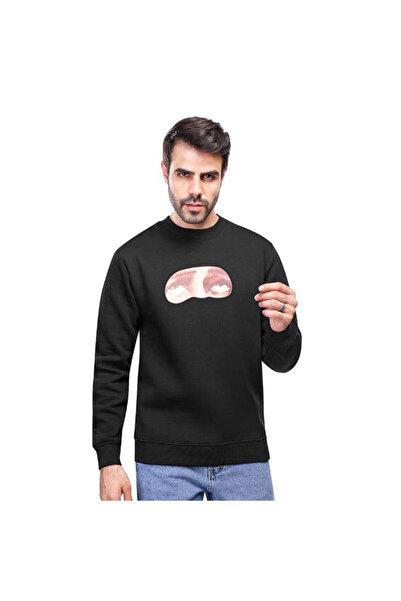 COUP Men Casual Sweatshirt With Long Sleeves 1600315-Black 3XL