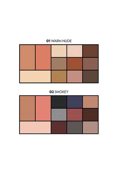 Golden Rose CITY STYLE FACE ANF EYE PALETTE NO:02 Smokey