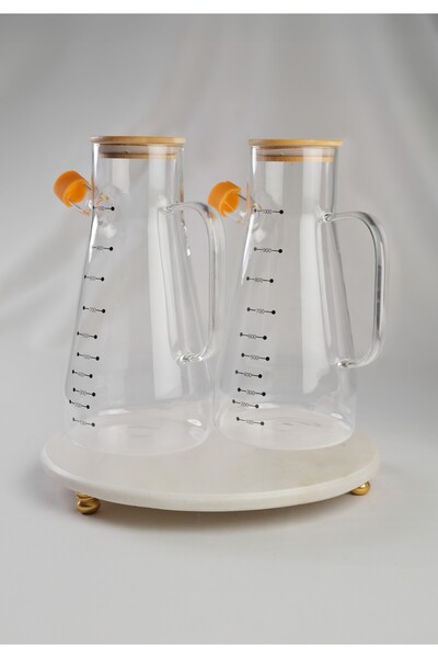 MERALP Marble Round Presenter, Ball Metal Leg, Cake Presenter, Serving Plate 30 cm