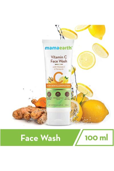 Mamaearth Vitamin C Face Wash with Vitamin C and Turmeric for Illumination  (100 ML)
