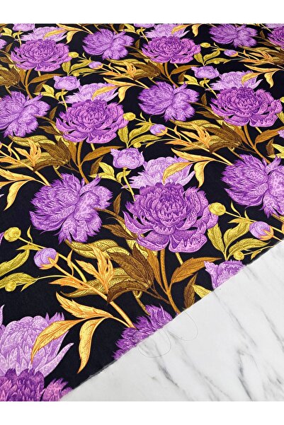 ipekkumaş قميص ملابس الورد بيجونيا من قماش كريو يتم بيعه كقطعة واحدة 1 قطعة 1 متر