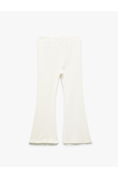 Koton Elastic Waist Viscose Basic Spanish Leg Leggings