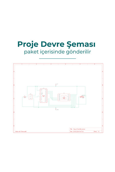 Genel Markalar Arduino Sıcaklık / Nem Projesi Sensörü Projesi - Hazır Kodlanmış Çalışan Proje Seti