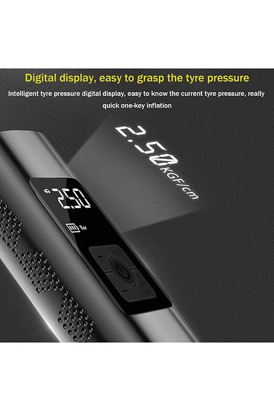 fulina Portable Air Pump 150PSI Air Compressor Tire Inflator Wireless Pump with Pressure Gauge