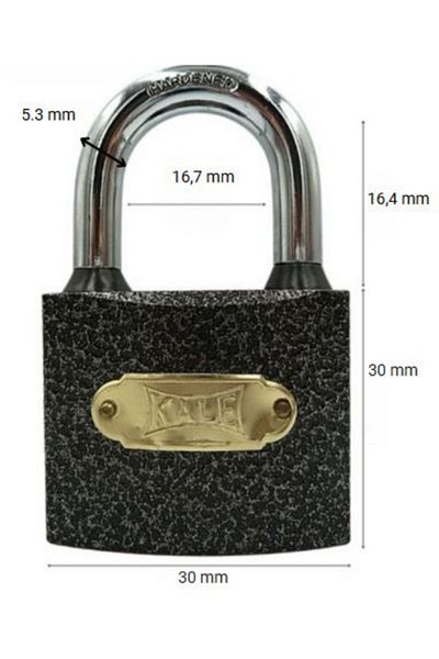 KALE Padlock Casting 30 Mm