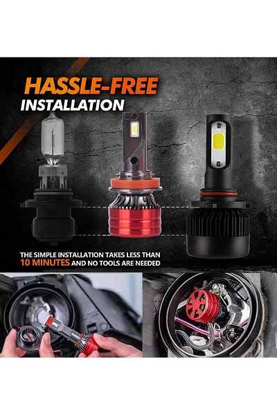 Choice 2pcs 24000lm H7 Car Headlight Auto Bulbs 160w Light Lamp 6000k 12v Led