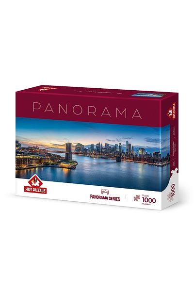 Art Puzzle Brooklyn Bridge, New York 1000 Piece Panorama Puzzle