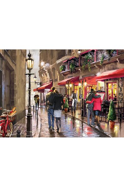 Art Puzzle Yappuzz Romantic Walking 1000 Piece Puzzle
