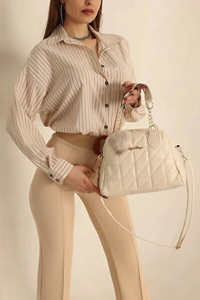 FHD BAGS حقيبة يد وكتف بتصميم مبطن
