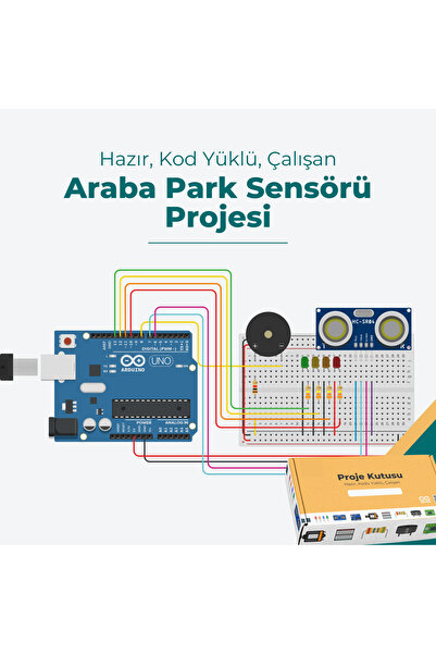 RoboThink Arduino Araba Park Sensörü Projesi - Hazır Kodlanmış Çalışan Proje ...