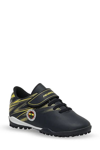Kinetix Poda Tf F 5Fx Black Boys' Astroturf Field Shoes Yellow Navy Blue