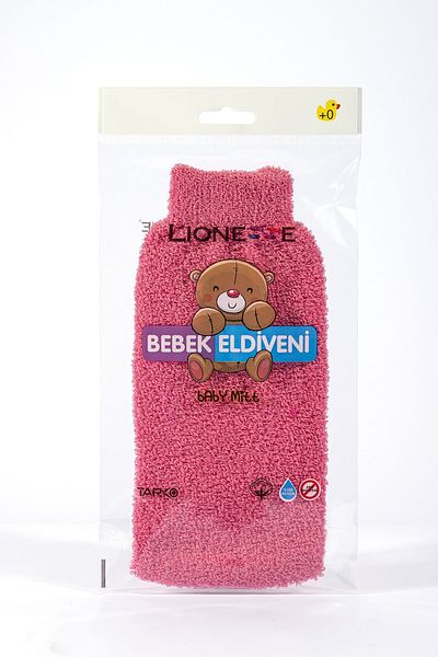 Lionesse Baby Bath Glove Washcloth 2020 - 100% Cotton, Antiallergic, Use from Newborn