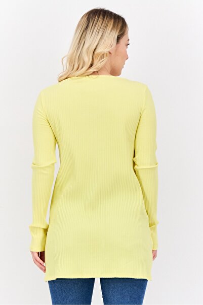MANGO Woman Yellow Women's Cardigan 27055805