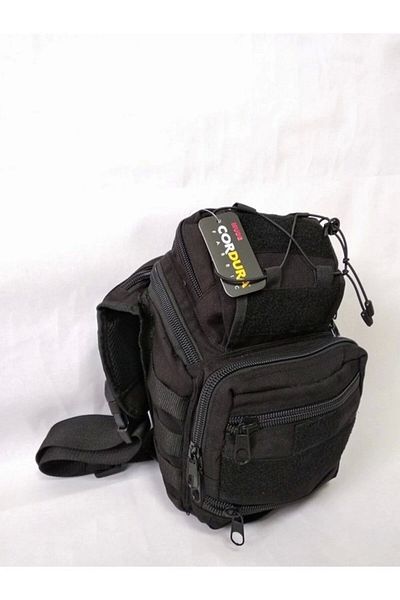 Vogel Sports Crossbody Side Bag with Strap Black Color