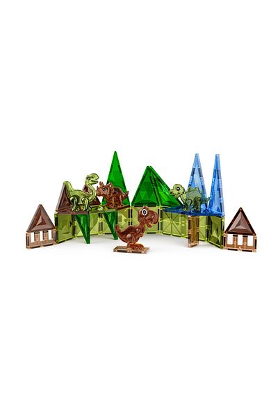 Magnetic Fields Dinosaur 3D Diamond Magnetic Tiles set-30 Pcs