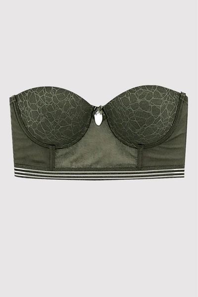 Pierre Cardin 4672 Genoa - Σετ μπουστάκι με δαντέλα με μαλακό Push Up και Underwire Floral Print