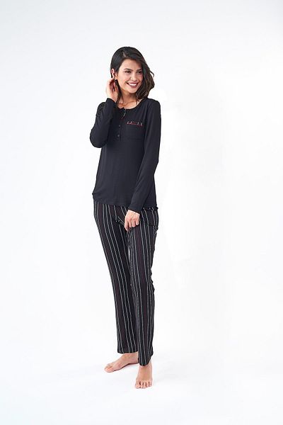 PJS 22408 Set pijama cu plachetă pentru femei