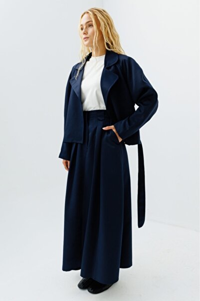 Venoura Yüksek Bel Binici Etek