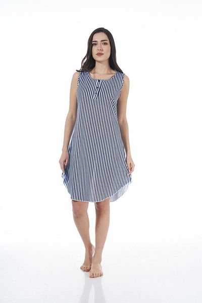 Estiva 22223 Women's Striped Strap Viscose Casual Dress
