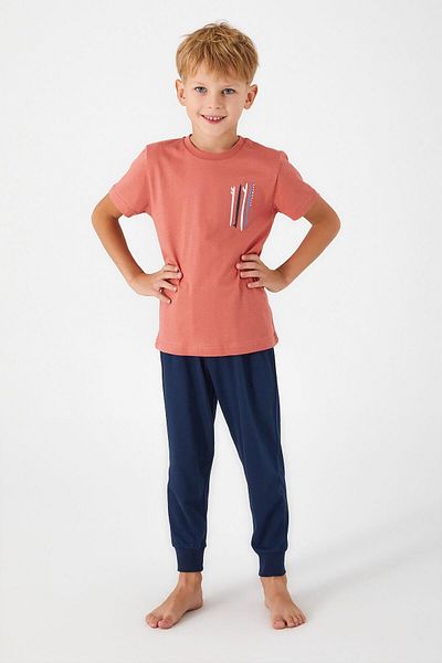 ROLY POLY 3019 Afterwave Men's Short Sleeve Pajama Set