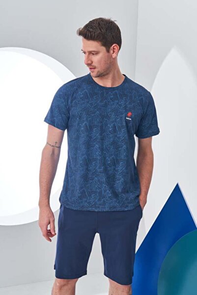 PJS 24316 Чоловічий комплект піжами з шортами