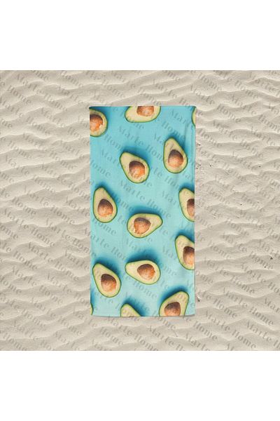 STOREMAX Mu-Artshop Home Avocado - Printed Beach Towel Tnca 871301