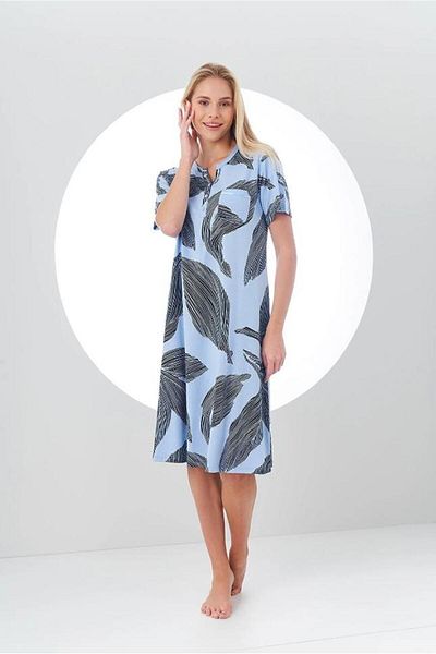 PJS 24136 Women's Plaid Patterned Dress